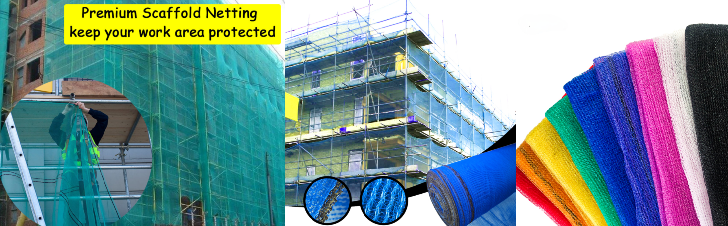 Scaffolding netting to keep your work area protected